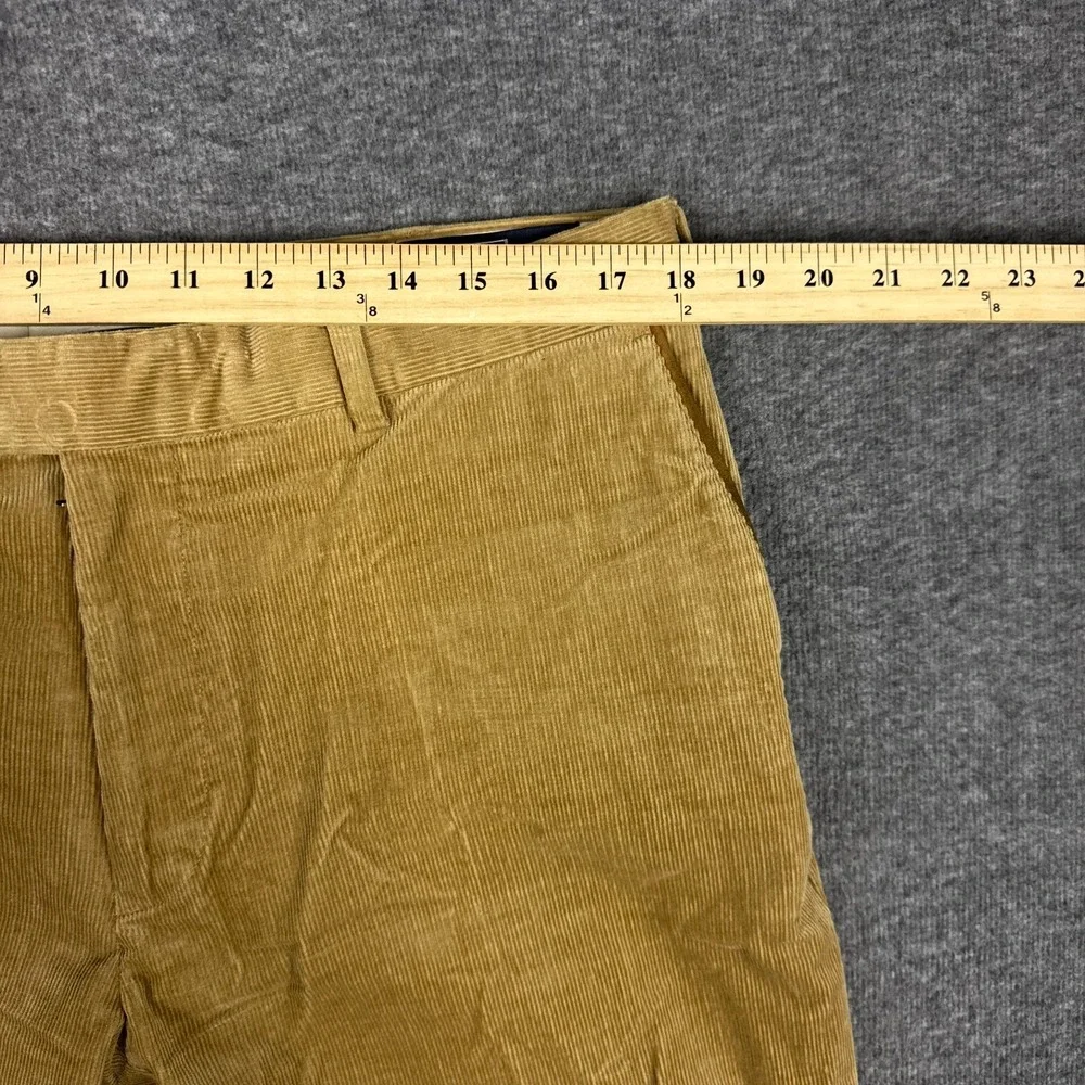 Polo Ralph Lauren Corduroy Pants Mens 38x28* Brown Stretch Vintage Preppy Office